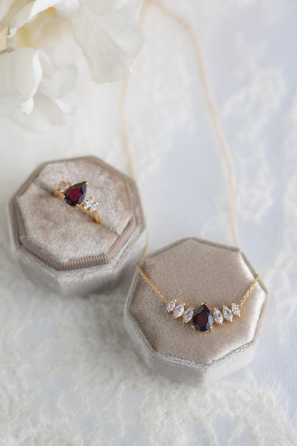 Era of Radiance Garnet Passion Ring