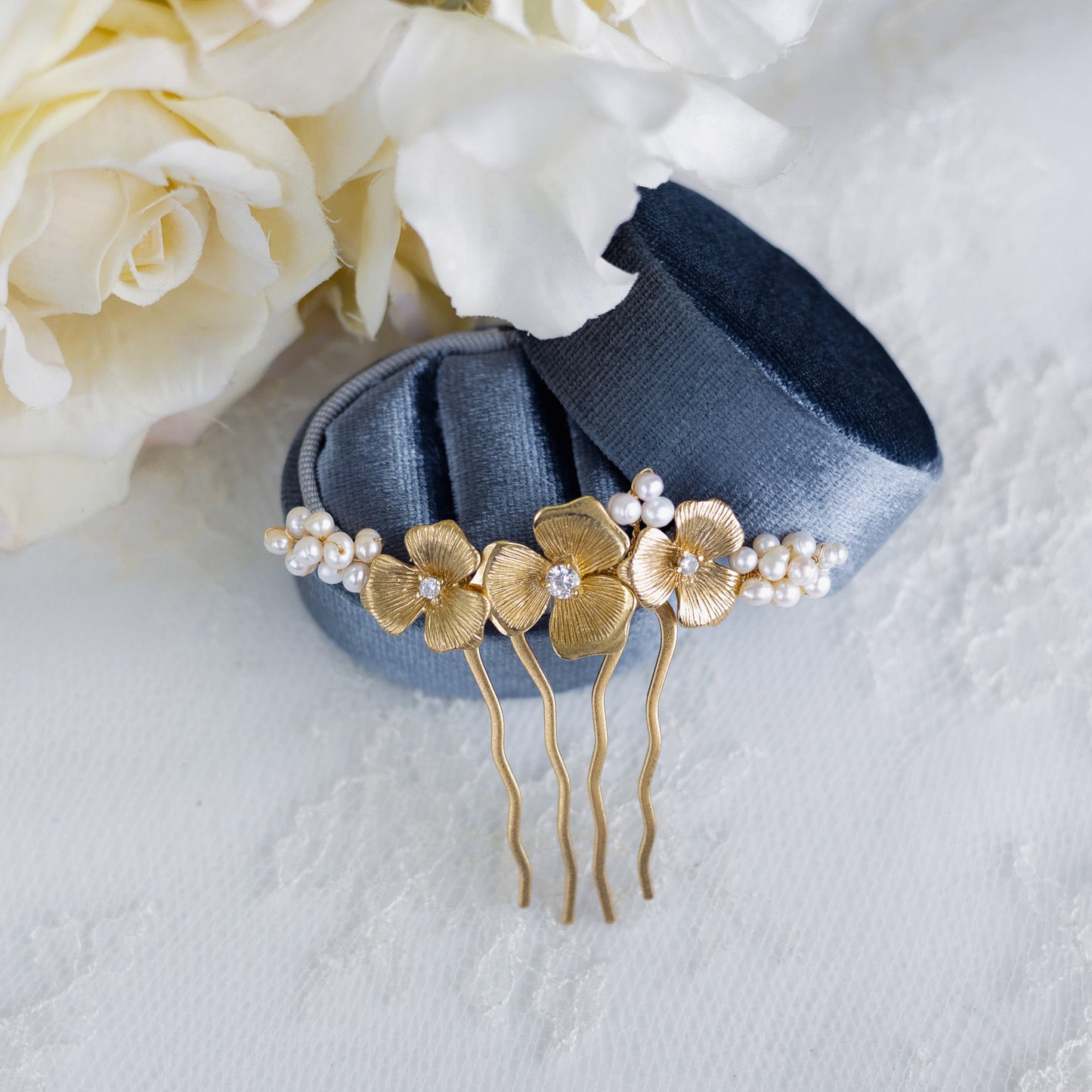Three Flower Headpiece