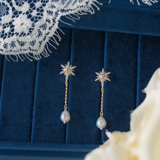 Delicate Stars Earrings