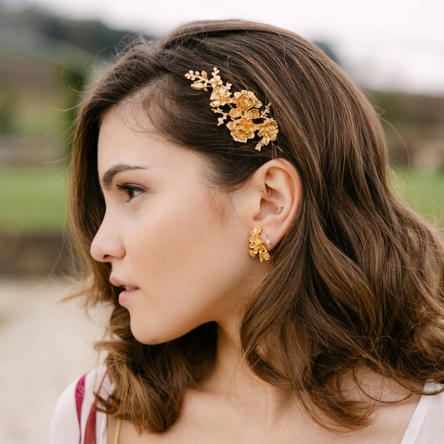 Art Noveau Flowers Headpiece